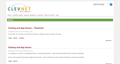 Desktop Screenshot of clevnet.org